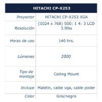 Remate  Proyector  Hitachi Cp-x253  segunda mano   México 