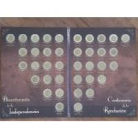 Usado, Álbum Completo De Monedas 5 Pesos Revolución Y Bicentenario  segunda mano   México 