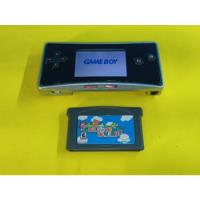 Consola Gameboy Micro Cargador Y Super Mario Bros Advance segunda mano   México 