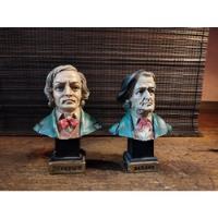 Bustos Esculturas  De Músicos Clásicos Schuman Bagner segunda mano   México 