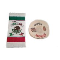 5 Sombrerito Charro Miniatura Con Sarape Tricolor Estampado  segunda mano   México 