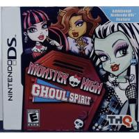 Monster High - Ghoul Spirit / Nintendo Ds / Seminuevo segunda mano   México 