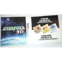 Star Fox 64 3d Nintendo 3ds Solo Instructivo Manual Booklet segunda mano   México 