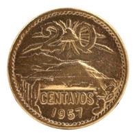 Moneda De 20 Centavos Mexicana Antigua Teotihuacan 1957, usado segunda mano   México 