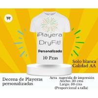 Decena De Playeras Personalizadas (10 Piezas) Sublimadas segunda mano   México 