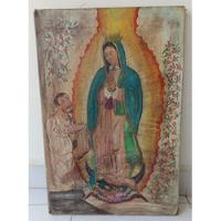 Cuadro Antiguo Arte Sacro Siglo Xix Aparición De La Virgen, usado segunda mano   México 