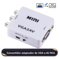 Convertidor Adaptador De Vga A Video Audio Rca Mini (nuevo) segunda mano   México 