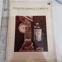 Revista Productos Químicos Y Fórmulas Kodak 1972 segunda mano   México 