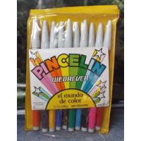 Vintage Paquete De Plumones Para Colorear Wearever Pincelin!, usado segunda mano   México 
