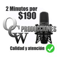 Spots Publicitarios Radio Y Perifoneo 2 Minutos Por 200 segunda mano   México 