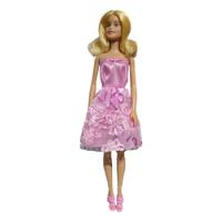 Barbie Rubia Básica Vestido Puesto Extra Y El Original B-8 segunda mano   México 