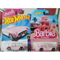 2 Hot Wheels Pelicula Barbie The Movie Corvette 1956 , usado segunda mano   México 