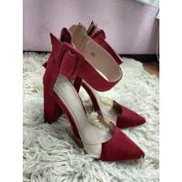 Zapatos De Tacón De Dama Rojos #23 Jlo , usado segunda mano   México 