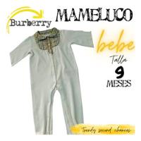 Mameluco Burberry Blanco Manga Larga Bebe La Segunda Bazar segunda mano   México 