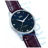 Reloj Mido Baroncelli Chronometer Negro Piel Café Seminuevo, usado segunda mano   México 