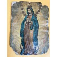 Antigua Ilustración O Retablo Virgen De Guadalupe segunda mano   México 