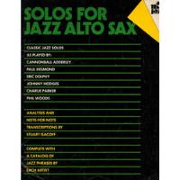 Solos For Jazz Alto Sax. segunda mano   México 