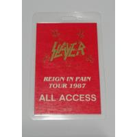 Slayer Reign In Pain Tour 1987 Gafete All Access Marca Otto segunda mano   México 