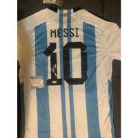 Jersey Firmado Por Lionel Messi Autenticado segunda mano   México 