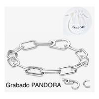 Pulsera Me Esl 3con Gde Compatible Marca Pandora,plata+bolsa segunda mano   México 