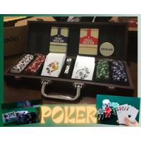 Maletin Poker 100 Fichas, 2 Barajas Y 5 Dados segunda mano   México 