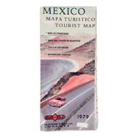 Mapa Turístico De México De La Guía Roji De 1979 segunda mano   México 