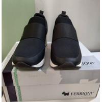 Usado, Zapatos- Tenis Ferrioni Color Negro Con Blanco segunda mano   México 
