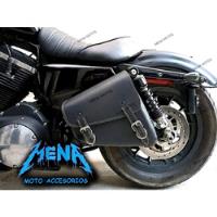 Usado, Alforja Mochila Pistolera Basculante Moto Harley Sportster  segunda mano   México 