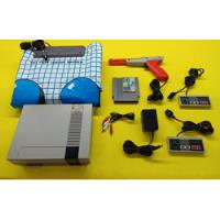 Consola Nintendo Nes,2 Controles,pistola,tapete Y Un Juego segunda mano   México 