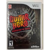 Guitar Hero Warriors Of Rock Nintendo Wii Físico Original  segunda mano   México 