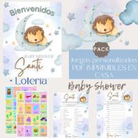 Baby Shower Personalizado, Juegos Invitaciones Imprimible segunda mano   México 