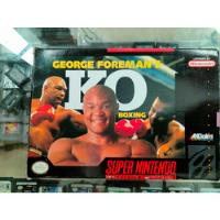 George Foreman's Ko Boxing Super Nintendo segunda mano   México 