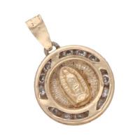 Medalla De 14k Oro Amarillo, Motivo Virgen 0.9 Gramos segunda mano   México 