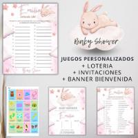 Juegos Imprimibles Personalizados Baby  Shower  Conejita segunda mano   México 