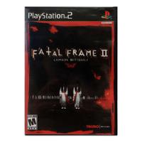 Fatal Frame 2 Crimson Butterfly Playstation 2 segunda mano   México 