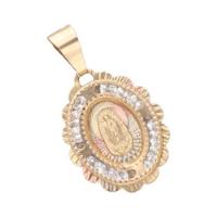 Medalla De 14k Oro Amarillo, Motivo Virgen 0.8 Gramos, usado segunda mano   México 