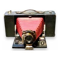 Cámara Antigua Plegabl Brownie Kodak No 3 A 1910 Red Bellows segunda mano   México 