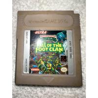 Videojuego Gameboy Tortugas Ninja Fall Of The Foot Clan Og segunda mano   México 