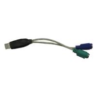  Cable Adaptador Convertidor Teclado Raton Usb Dual Ps/2  segunda mano   México 