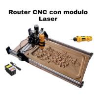 Router Con Laser Cnc Desmontable Lista Para Trabajar segunda mano   México 