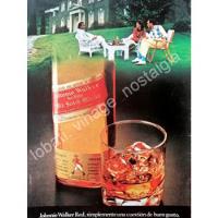 Cartel Retro Whisky Jhonnie Walker Red Label 1980s 9 segunda mano   México 