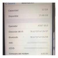  iPhone 7 32 Gb Negro Mate, A1778 segunda mano   México 