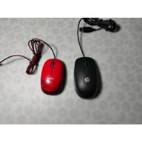 2 Mouse's De Uso Marcas Logitech Y Hp, De Cable Usb  segunda mano   México 