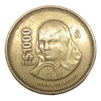 Moneda $1000 Pesos Sor Juana Inés De La Cruz Envío $47  segunda mano   México 