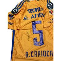 Jersey Tigres Uanl Concachampions Carioca Firmado  segunda mano   México 