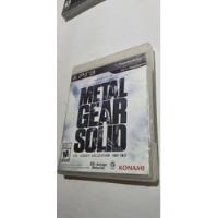 Metal Gear Solid The Legacy Collection Ps3 Playstation  segunda mano   México 