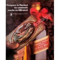Cartel Retro Whisky Jhonnie Walker Red Label 1960s 17 segunda mano   México 