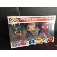 Usado, Funko Pop Pack Civil War Spiderman segunda mano   México 