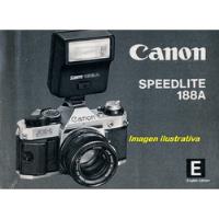 Flash Canon Speedlite 188a - Compatible Canon Ae-1 Program segunda mano   México 