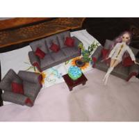 Muebles De Madera Para Casa De Muñecas Tamaño Barbie  segunda mano   México 